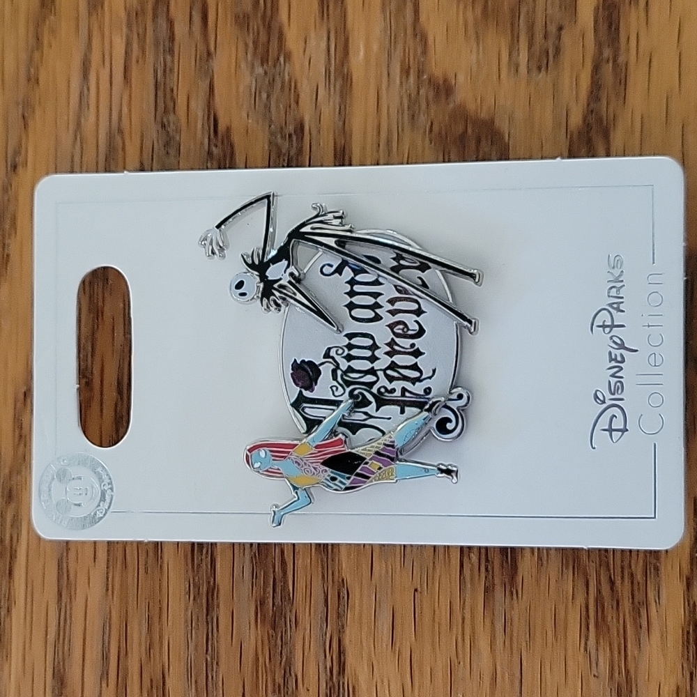 Jack Skellington & Sally NOW & FOREVER Collectible Trading Pin Disney Parks NEW